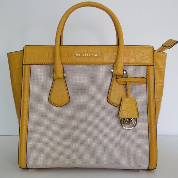 Michael Kors Colette Yellow Bag Michael Kors Brand New Yellow